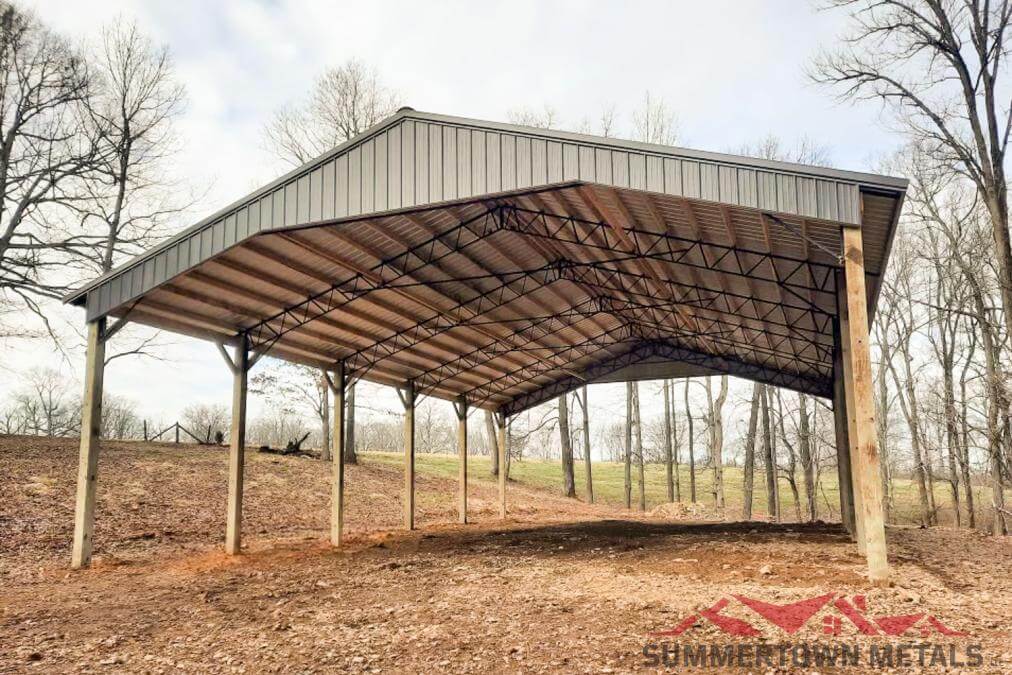 40'x60'x14' Hay Barn Roof and Gables Only | Farm and Ag Building