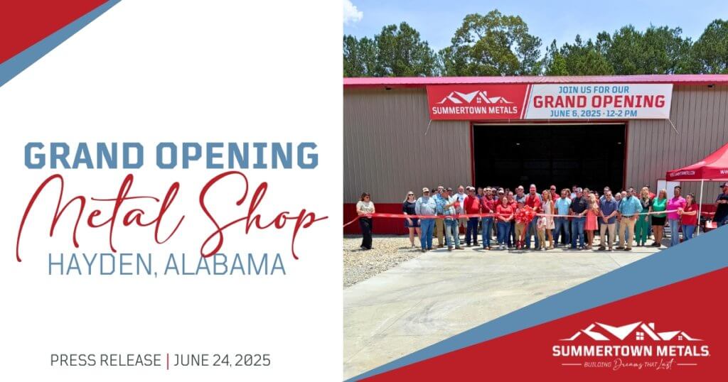 metal shop opening hayden