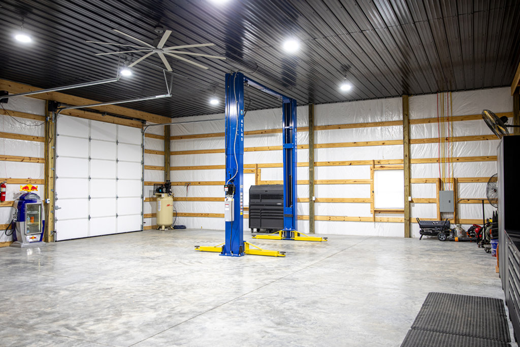 vinyl backed fiberglass metal building insulation in garage