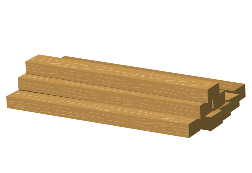 lumber with number one ribbon