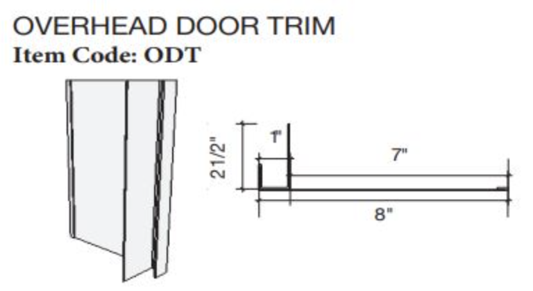 overhead door trim